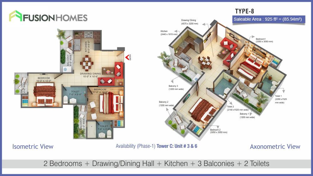 Fusion homes floor plan